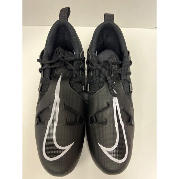 NEW! Nike Alpha Menace Pro 3 Mid Football Cleats Black Iron Grey Men\'s Size 13 main image 10